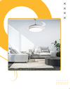 Ver imagem 3 de Ventilador de Teto Plafon Led Air Signo Retrátil C/ Controle Branco