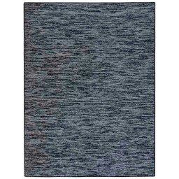 Tapete Kampur Sala Quarto 200x250 Tecido Conforto Decorativo - Chumbo e Preto - 3