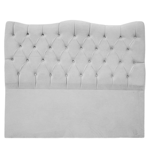 Cabeceira Dubai 160cm Suede - Renascer Decor:branco