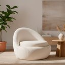 Ver imagem 2 de Poltrona Noah Bouclé Off White - Sallar Home