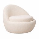 Ver imagem 1 de Poltrona Noah Bouclé Off White - Sallar Home