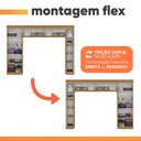 Ver imagem 4 de Guarda Roupas Modulado Closet Quarto Completo 9 Portas com Espaço para Cama Queen 1,58m Madrid