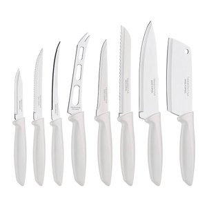 Jogo de Facas 8 Peças Tramontina Plenus 23498332 Off White Branco 23498332