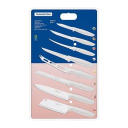 Jogo de Facas 8 Peças Tramontina Plenus 23498332 Off White Branco 23498332 - 9