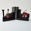 Ver imagem 3 de Separadores de Livros em Resina - Retrô - Love Música 1.710kg - 13cm