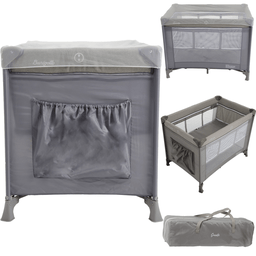 Berço Cercado Portatil Desmontavel Burigotto Sonata Grey - 2