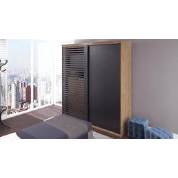 Guarda-Roupa Casal 2 Portas 5 Gavetas Autes - 1 Guarda-Roupa Casal 2 Portas 5 Gavetas Autes - 1