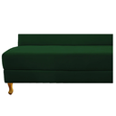 Ver imagem 6 de Recamier Valéria 140cm Lado Esquerdo de Quem Senta Sala de Estar Suede Verde - Incasa Decor