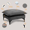 Ver imagem 3 de Chaise Modular Boma 60x70x40cm Boucle Cinza Escuro Sofá Inbox