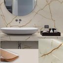 Ver imagem 4 de Envelopamento Adesivo Mármore Crema Marfil Dourado Vinílico Autocolante Lavável 9m X 60cm
