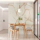 Ver imagem 6 de Envelopamento Adesivo Mármore Crema Marfil Dourado Vinílico Autocolante Lavável 9m X 60cm