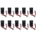 Ver imagem 1 de Kit 10 Multímetro Digital Para Tensão Corrente 3½ Dígitos Resistência Diodo Hfe Cat Iii 1000v Md-300