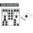 Ver imagem 3 de Guarda-Roupa Casal 6 Portas Miró 250cm MDF Cumaru Quarto