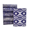 Caixa Livro Azul E Branco Tie Dye 32/25cm Decorativa Kit 2pc - 1