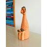 Escultura Mãe e Quatro Filhos em Cerâmica - Decoração Artesanal - Escultura Mãe com Quatro Filhos - 4