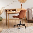 Ver mais imagens de Mesa Escrivaninha Madeira 1 Gaveta Nicho Integrado Malina Madeirado