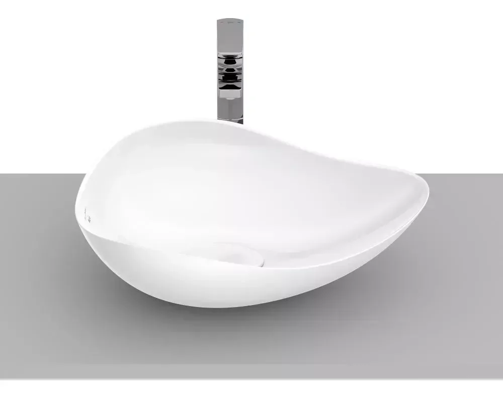 Ver imagem 6 de Cuba de Apoio Oval Ruy Ohtake 54x37,5cm Branco Brilho Roca