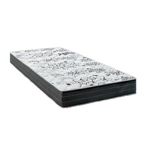 Colchão Solteiro Aloa de Espuma Semi Ortopédica D28 Extra Firme Preto Suporta Até 80kg