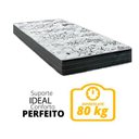Ver imagem 2 de Colchão Solteiro Aloa de Espuma Semi Ortopédica D28 Extra Firme Preto Suporta Até 80kg