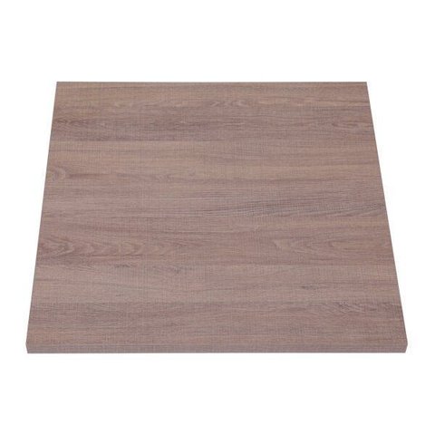 Tampo Quadrado para Mesa de Cozinha em MDF 80cm Marrom/Evora