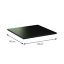 Ver imagem 4 de Tampo Quadrado para Mesa de Cozinha em MDF 80cm Marrom/Evora