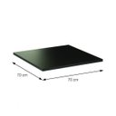 Ver imagem 4 de Tampo Quadrado para Mesa 70cm Preto