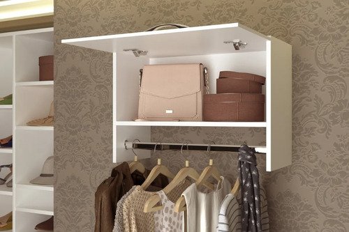 Cabideiro Closet &amp; Lojas De Roupas Branco Decore com Amor arara de roupas miltiuso moderna - 2