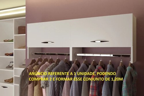 Cabideiro Closet &amp; Lojas De Roupas Branco Decore com Amor arara de roupas miltiuso moderna - 4