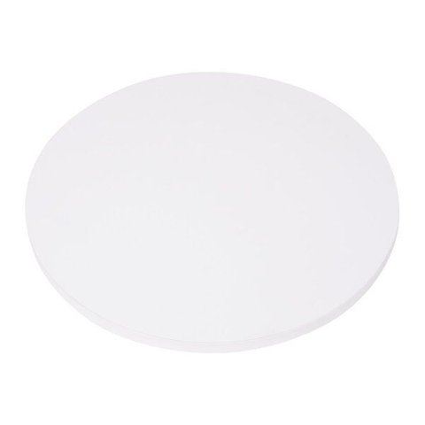 Tampo Redondo Branco 70cm Madeira MDP 25mm para Mesa