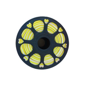 Mangueira Fita Neon 5M Amarelo Flexível Impermeável 8mm
