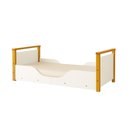 Ver imagem 2 de Cama Infantil Montessoriana Baixa Pés em Madeira com Colchão Ortobom para Quarto - Branco com Mel