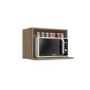 Ver imagem 4 de Nicho de Cozinha Modulado Maxxi G738 Suporte P/ Microondas 60cm Canela - Kappesberg