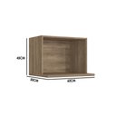 Ver imagem 3 de Nicho de Cozinha Modulado Maxxi G738 Suporte P/ Microondas 60cm Canela - Kappesberg