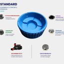 Ver imagem 5 de Eco Spa Standard: Banheira de Hidromassagem Portátil com Jatos de Hidromassagem Ouro Fino Azul