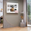 Ver imagem 2 de Porta Objetos com Espelho Timbó Branco