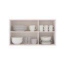 Ver imagem 4 de Armário de Cozinha Genialflex Provençal 3 Portas Branco