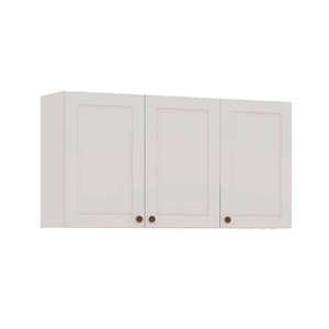 Armário de Cozinha Genialflex Provençal 3 Portas Branco
