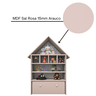 Casinha Infantil Organizadora de Brinquedos 100% Mdf Plancasa Sal Rosa - 10