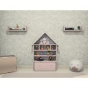 Ver imagem 3 de Casinha Infantil Organizadora de Brinquedos 100% Mdf Plancasa Sal Rosa