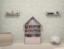 Ver imagem 3 de Casinha Infantil Organizadora de Brinquedos 100% Mdf Plancasa Sal Rosa
