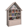 Casinha Infantil Organizadora de Brinquedos 100% Mdf Plancasa Sal Rosa - 4