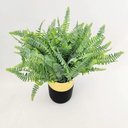 Ver imagem 4 de 12 Ramos Samambaia Flor Planta Artificial com 35 Folhas 40cm