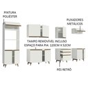 Ver imagem 4 de Armário de Cozinha Completa 320cm Branco Reims Madesa 02