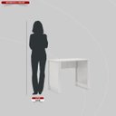 Ver imagem 4 de Escrivaninha Mesa Escritório Home Office 90cm Morada