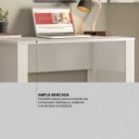 Ver imagem 5 de Escrivaninha Mesa Escritório Home Office Morada 90cm Branca