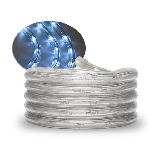 Corda Luminosa Taschibra Led Pro 13mm 2 Fios 30 Leds 6500K Luz Fria 220V 20 Metros