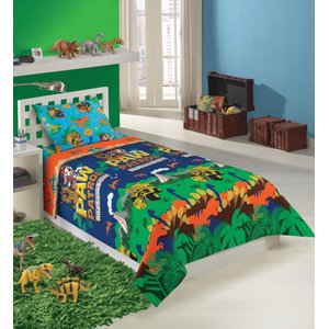 Jogo de Lençol Cama Solteiro Infantil Patrulha Canina Menino