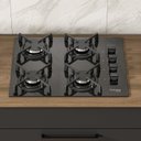 Ver imagem 3 de Cooktop 4 Bocas a Gás Bivolt Vitrum Itatiaia