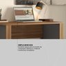 Escrivaninha Mesa Escritório Home Office 90cm Morada - 6
