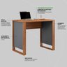Escrivaninha Mesa Escritório Home Office 90cm Morada - 9